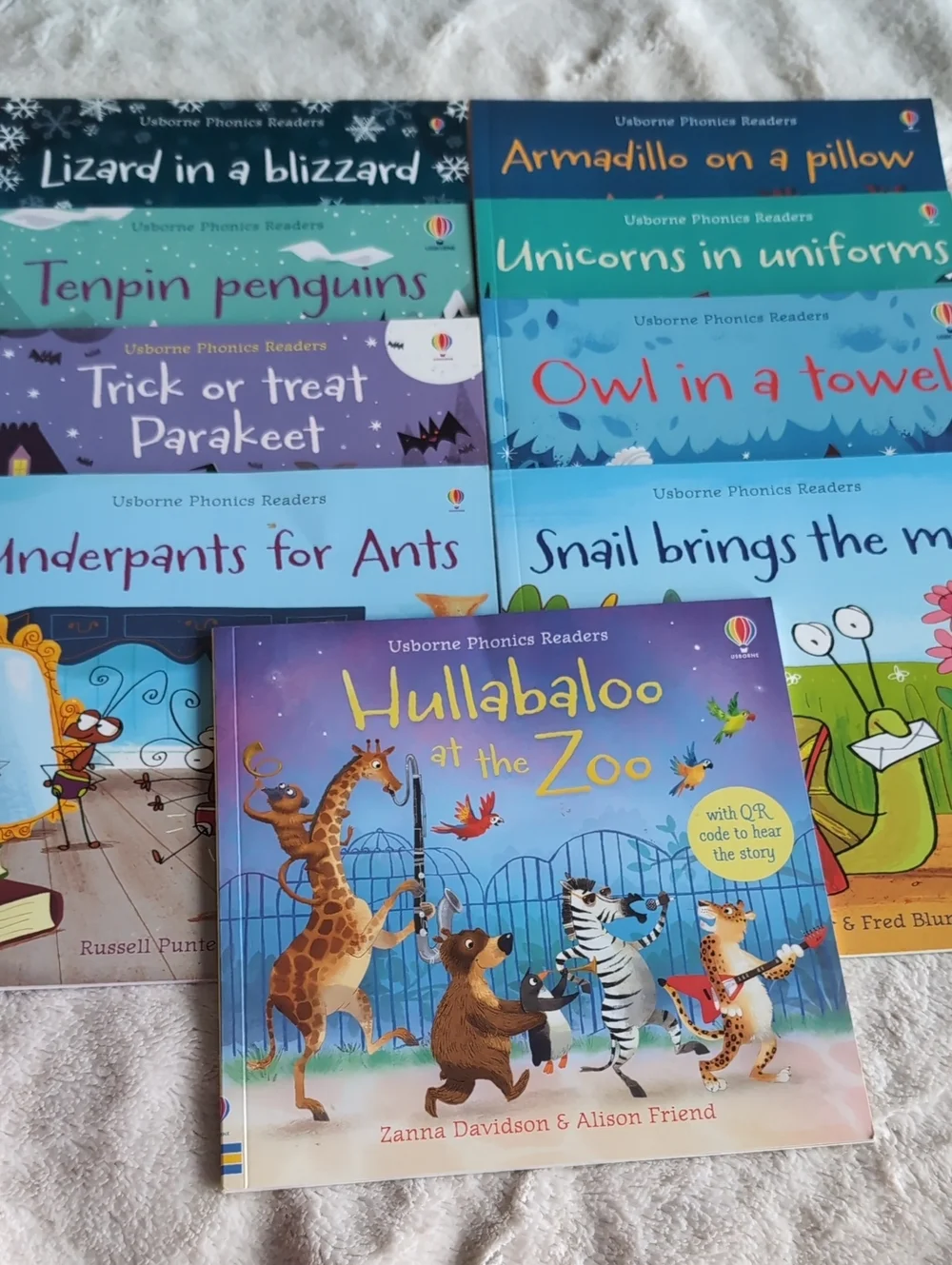 Nine Usborne Phonics Readers Book Set